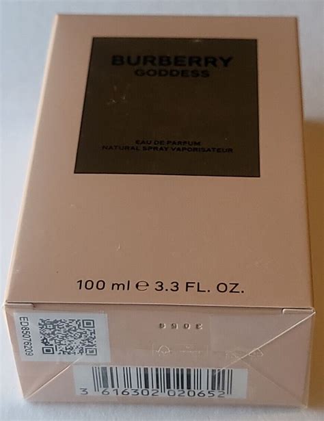 burberry goddess natural spray vaporisateur